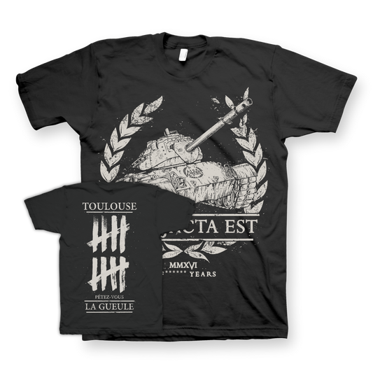 ALEA JACTA EST "10 Years" Black T-Shirt