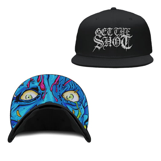 GET THE SHOT Snapback cap (blue, in fear we stand)