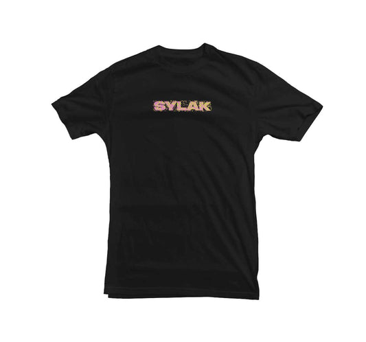 SYLAK OPEN AIR "Crâne Fluo" Black T-Shirt