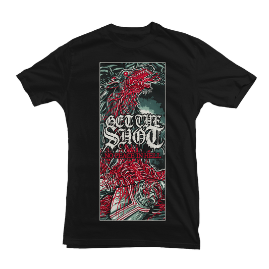 GET THE SHOT "No Peace In Hell" Black T-Shirt