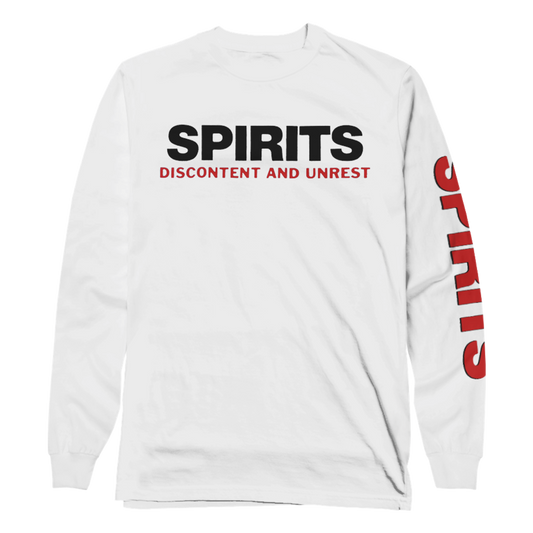 SPIRITS "Discontent And Unrest" White Longsleeve